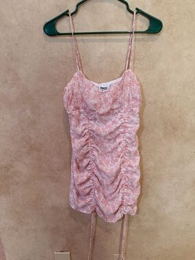 mesh dress with slip Large / Blue Combo
